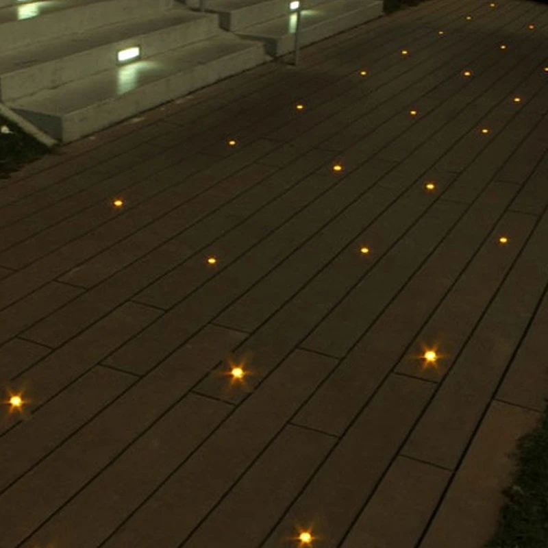 Description Picture 2 of item4/10 Lights LED Deck Light 12V Underground Lamp Garden Stair Pathway Landscape Lighting Waterproof IP67 Spotlight with
