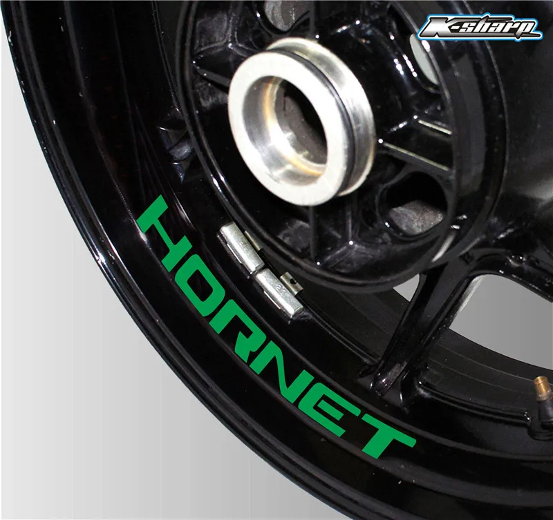 Лучшие продажи модифицированный мотоцикл личность креативные колеса аксессуары Светоотражающие внутренние боковые наклейки для HONDA HORNET - Цвет: K-LQT-HORNET-08