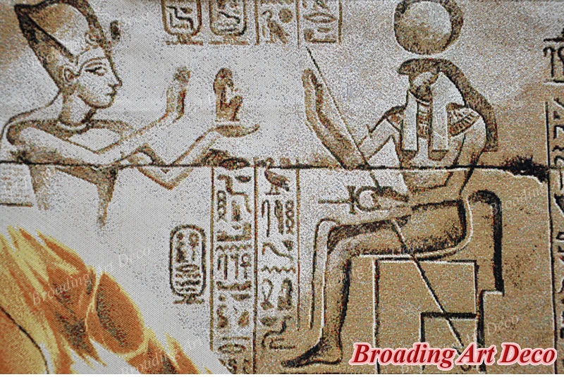 Королевская египетская жаккардовая ткань гобелен настенный гобелен домашний текстиль украшение обуссон полиэстер размер 118x60 см