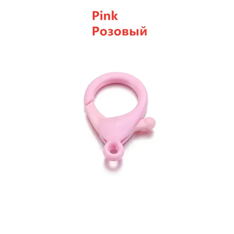 Colorful Plastic Lobster Clasps Clips Hooks Buckle Snap Hook Bag Keychain For DIY Jewelry Making Accessories Wholesale