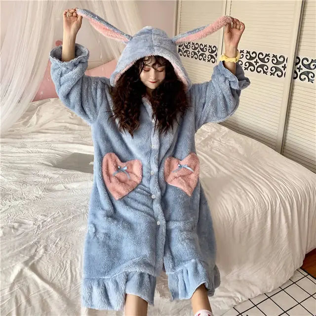 Kawaii Rabbit Night Robe 4