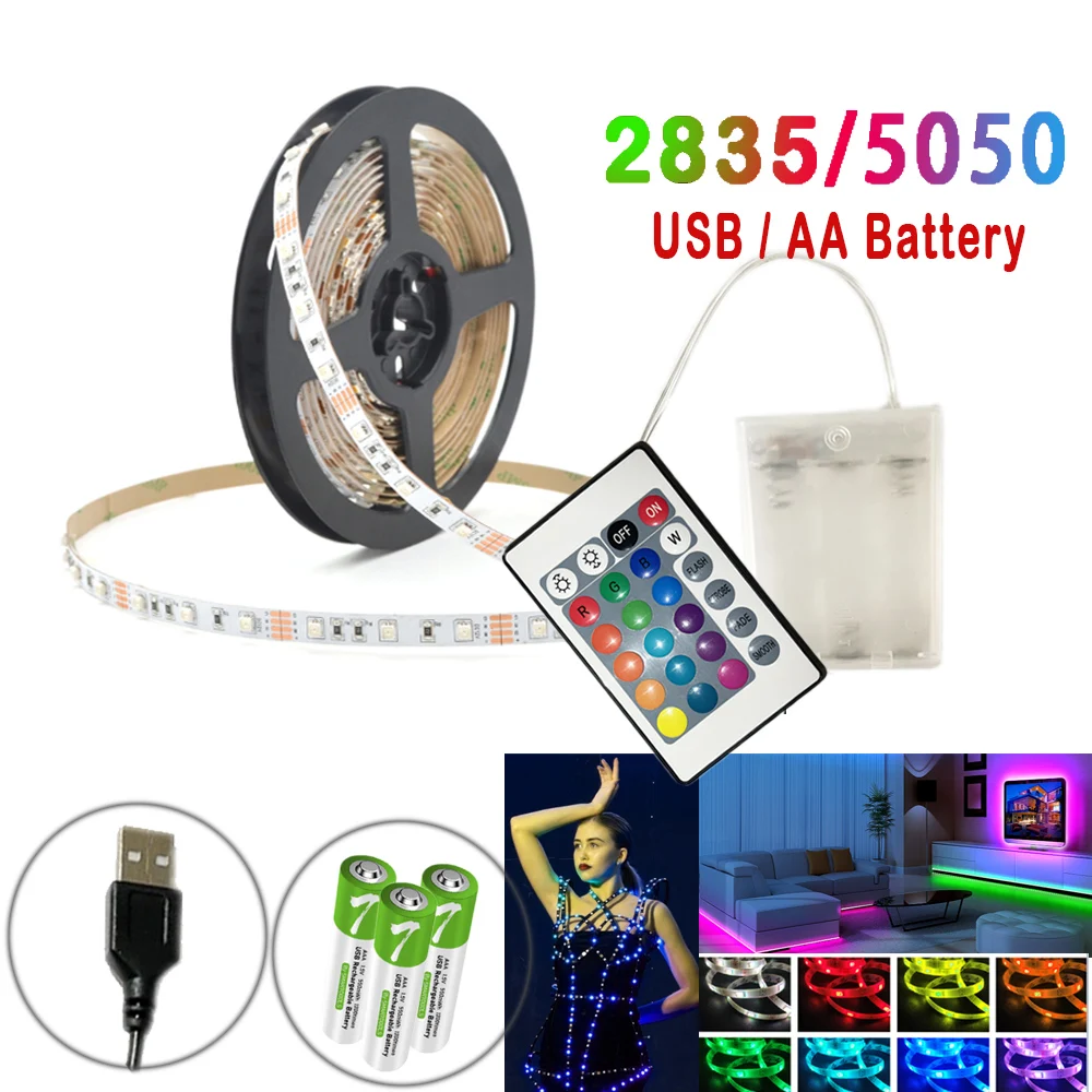 лента светодиондная，телевизор，rgb лента，подсветка светодиод 2835， декор для