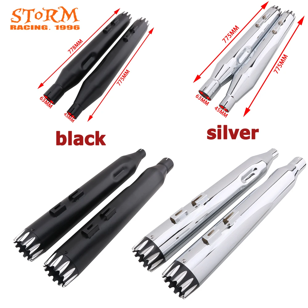 Universal Motorcycle Exhaust Pipe Muffler Silencer For HARLEY TOURING MODELS ELECTRA ROAD GLIDE ROAD KING ULTRA CLASSIC Universal Motorcycle Exhaust Pipe Muffler Silencer For HARLEY TOURING MODELS ELECTRA ROAD GLIDE ROAD KING ULTRA CLASSIC