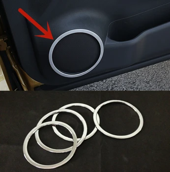 

Car Audio Speak Sound Cover Ring circle trim inner front dashboard trims Cover Ring circle For Nissan X-Trail 2014