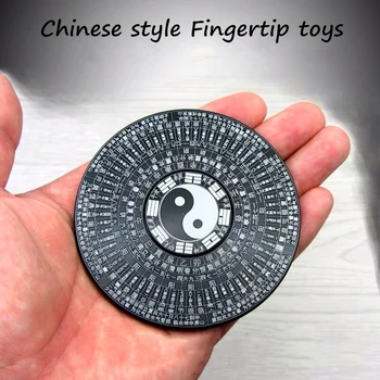 

Interesting Toy Fingertip Rotating Spinner Gyro Toy Chinese Style Gyro Office Anti Stress Kinetic Desk Toy Toy Adult Kids Gift