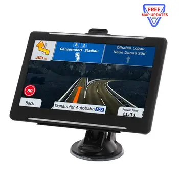 

7 Inch 256M+8G Auto Real Time Voice Prompt Car HD Touch Screen GPS Navigation FM Audio Video Entertainment Games Player
