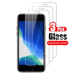 3 - Pack Tempered Glass Screen Protector Shield - 9H Protective Film - iPhone SE 3