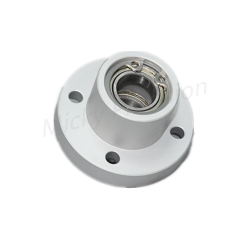 Flange Round Bearings With Housing Aluminum Flange Type Double Bearing