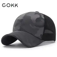 COKK czapka z daszkiem kobiety kamuflaż kapelusze letnie dla kobiet mężczyzn Unisex parasolka oddychająca odkryty czapka sportowa rozrywka proste Snapback 1