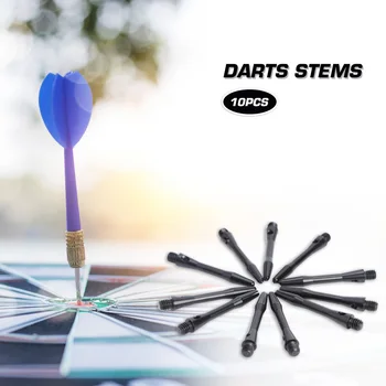 

10pcs/lot Aluminum Alloy Medium Darts Stems Aluminum Alloy 2BA Screw Thread Darts Pole Rod Harrows Black Rod Accessories