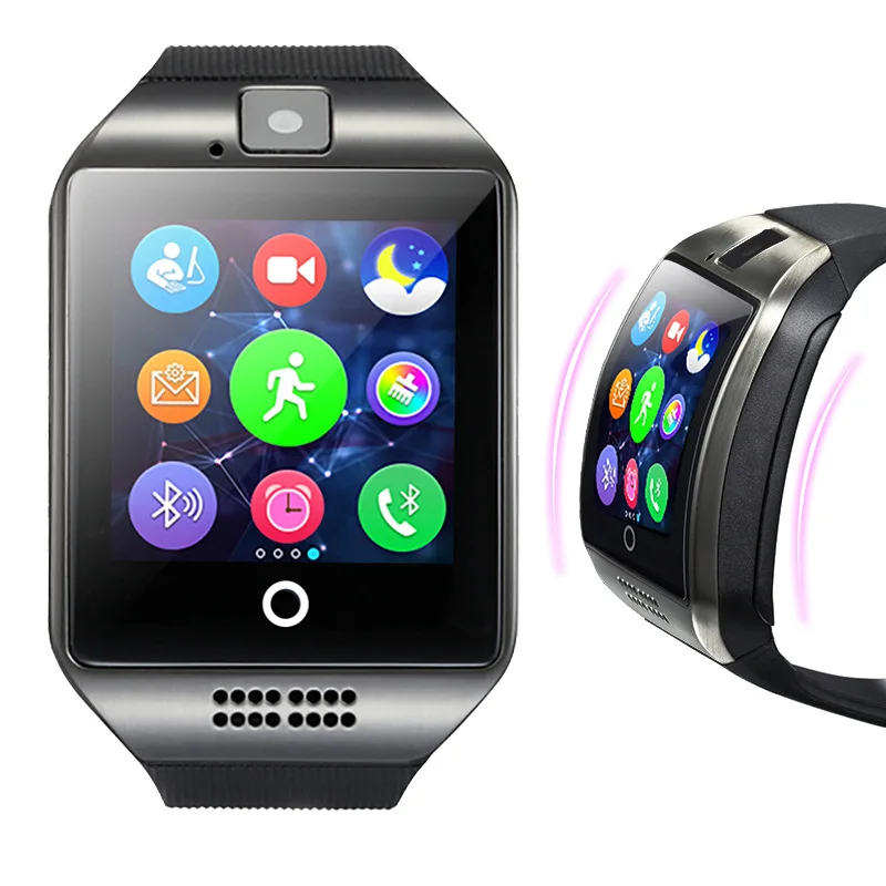 Смарт часы Maxinrytec Q18 для мужчин и женщин Android IOS поддержка TF sim карты Bluetooth Smartwatch HD