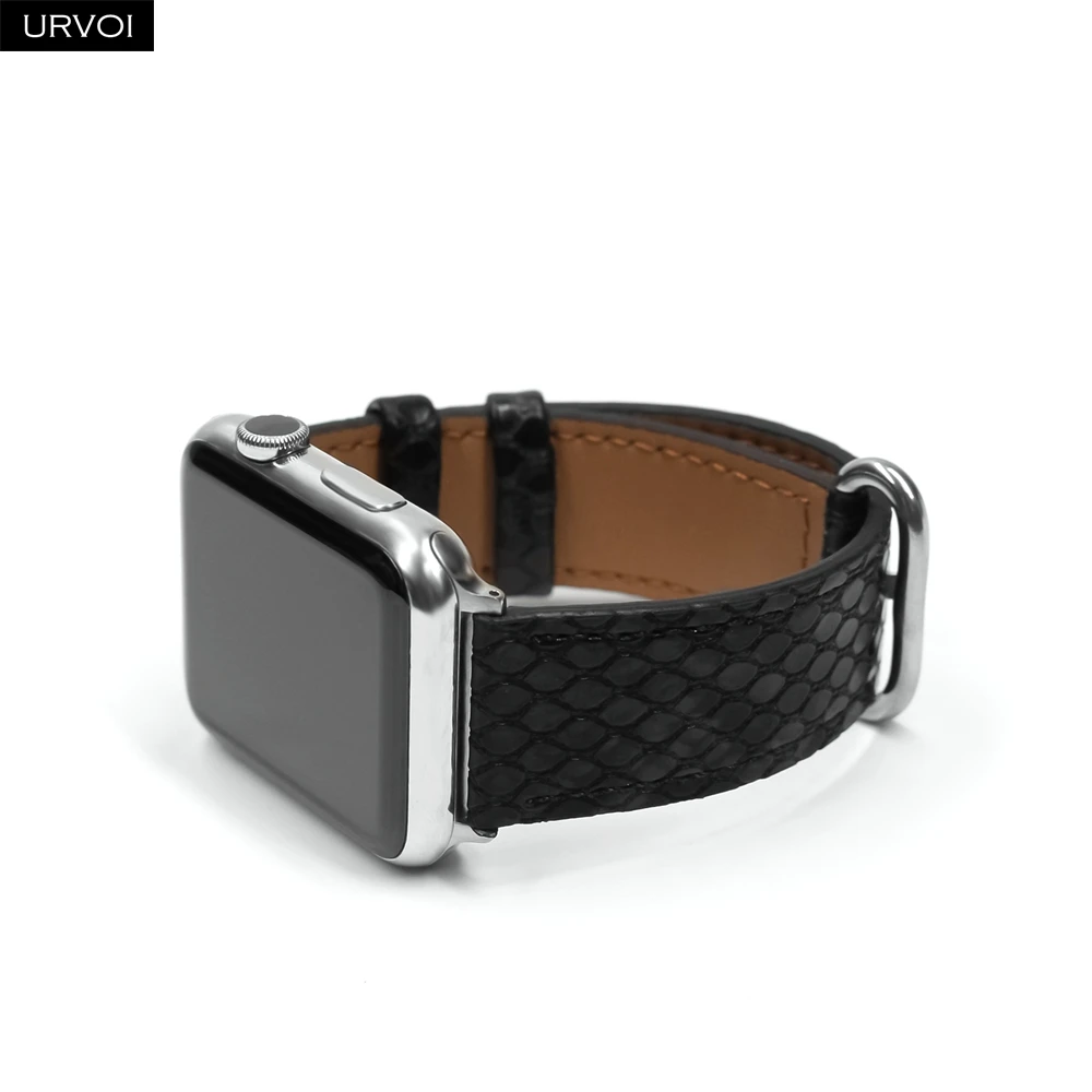 Ремешок URVOI для Apple Watch series 6 5 4 3 2 1 SE ремешок из микрофибры с принтом питона iWatch пу