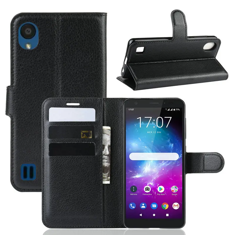 Роскошный кожаный чехол книжка для ZTE Blade A5 2019 A3 телефона L8 бумажник с