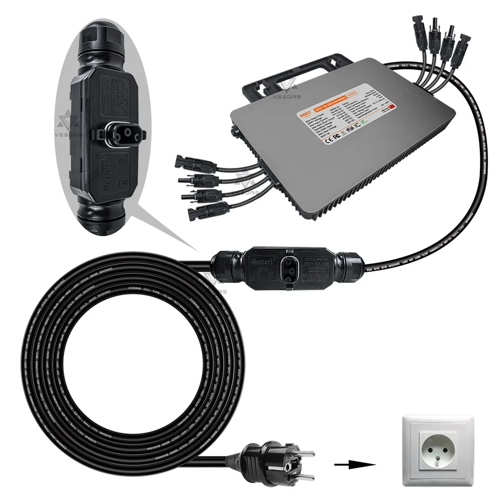 2m ue plugue femea ac conector acessorios 01