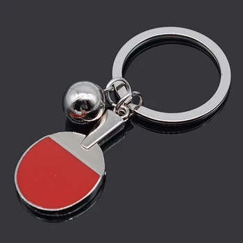 

Sport Ping Pong Table Tennis Ball Badminton Bowling Ball Keychain Key Chain Keyring Key Ring Souvenir Gift Bags Accessories