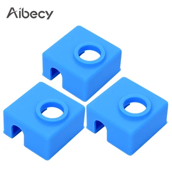 

Aibecy 3pcs MK9 Hotend Silicone Sock Heater Block Protective Silicone Cover Case for Creality Ender 3 CR-10S Anet A8 3D Printer
