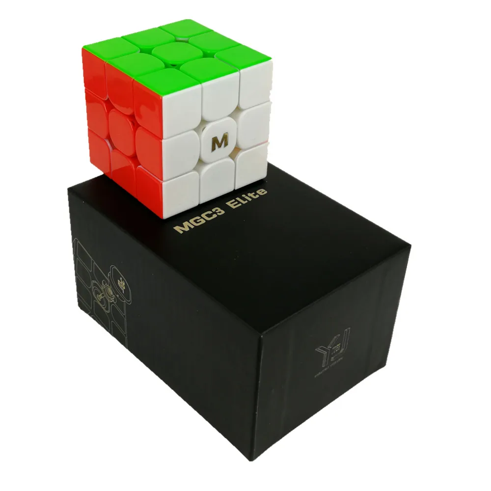 Cuber speed YJ MGC Elite M 3x3 черный скоростной куб Магнитный 3x3x3 магический