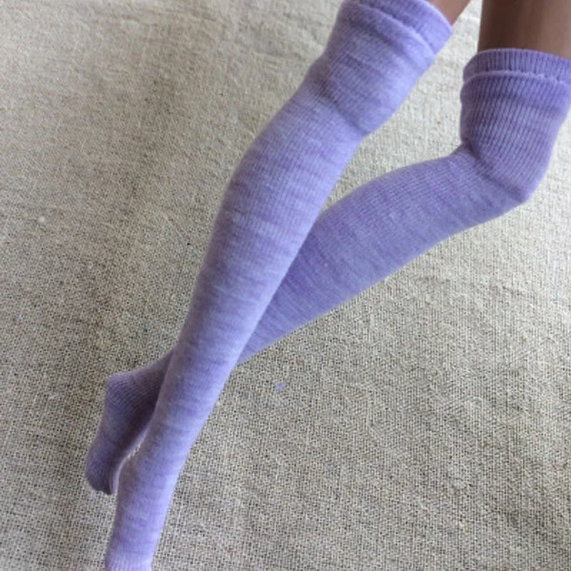 1 пара чулок разных цветов для куклы Blythe 1:6, носки для куклы Барби, Гольфы выше колена, носки для куклы Momoko, аксессуары - Цвет: 8