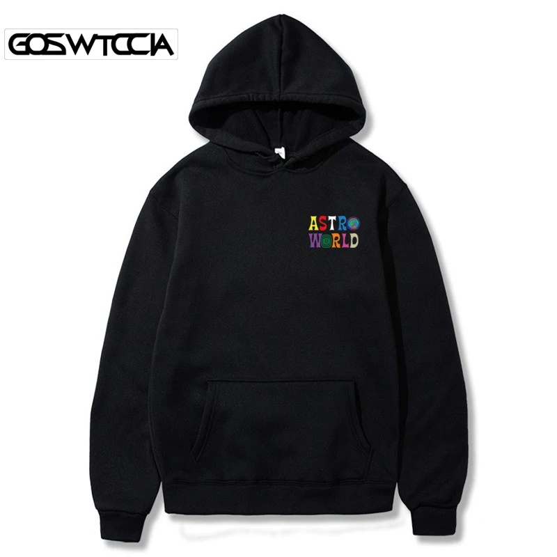 TRAVIS SCOTT ASTROWORLD Hip Hop Hoodies WISH YOU WERE HERE Letter Print Fashion Hooded Streetwear Men Casual Pullover Sweatshirt |