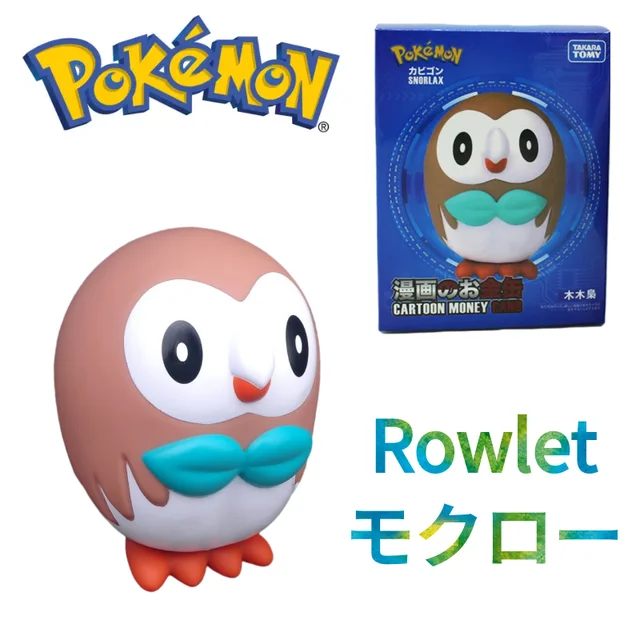 Fall in love with pokemon cute rowlet and its charming eyes