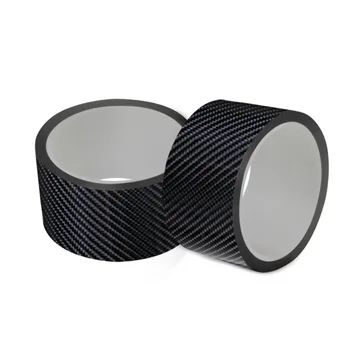 

Car Door Sill Protector Bumper Protector Carbon Fiber Car Wrap Film Self-Adhesive Anti-Collision 5D Gloss Automotive Wrap Film