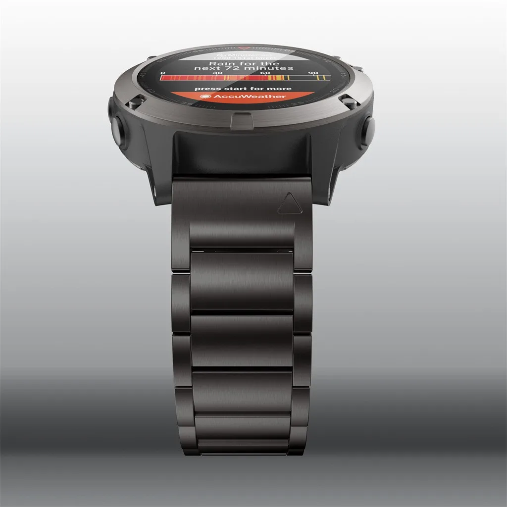 Смарт-часы браслет для умных часов титана ремешок для часов из сплава ремешки Браслет замена для GARMIN Forerunner 945 наручный браслет