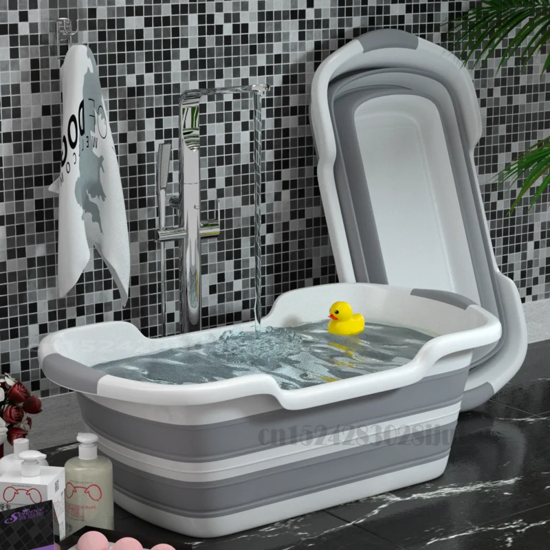 Бытовая Складная Ванна для белья большая портативная корзина пластиковая