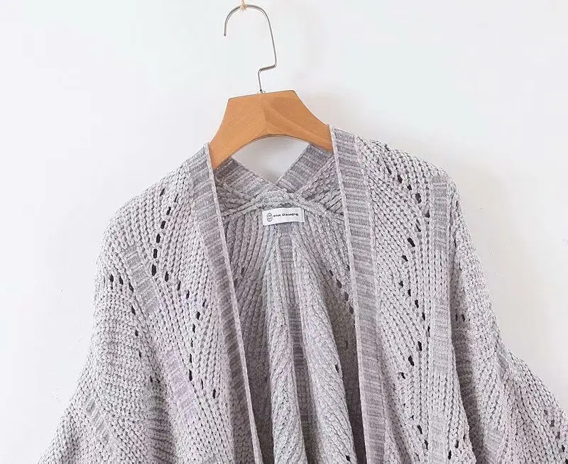 Jiangnan 65-61008 European and American fashion blouse hollow knitting