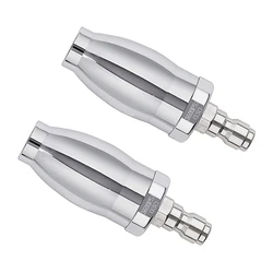 2X buse Turbo pour nettoyeur à pression, buse rotative pour eau chaude et froide, raccord rapide de 1/4 pouces, Orifice 3.0, 3600 PSI 
