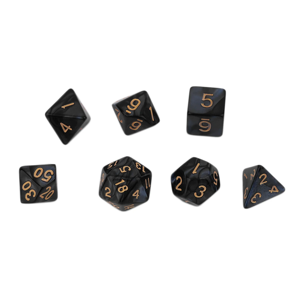 OCDAY блестящая черная оправа Цвет кисточки набор из 7 шт творческие многогранный