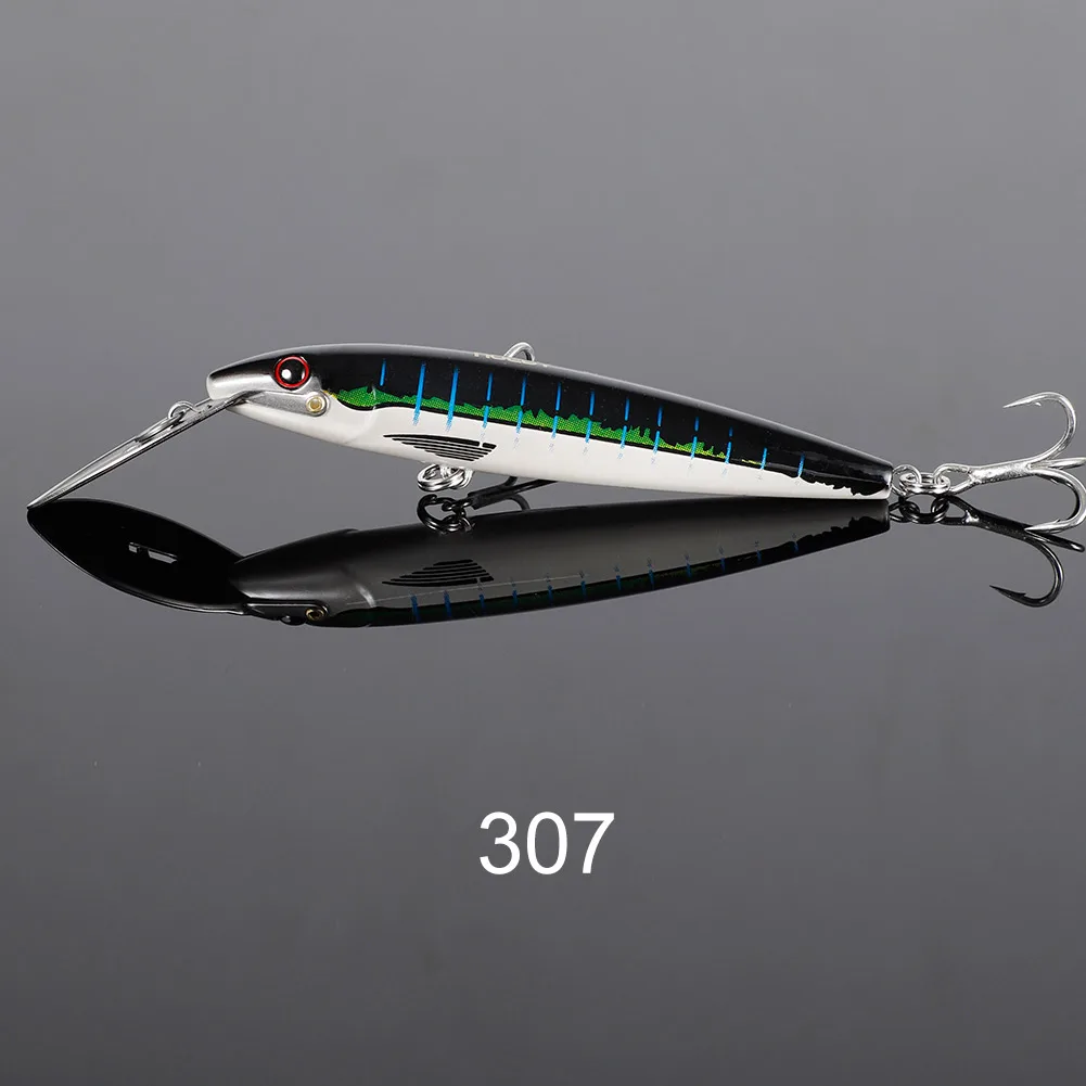 NOEBY Trolling Fishing Lure 130mm33g 185mm60g 225mm76g Metal Lip Deep Diving  Minnow Artificial Hard Bait for Sea Fishing Lures