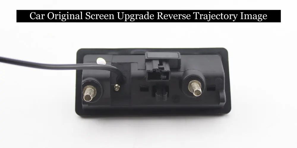 Liislee Car For Volkswagen Touareg 2014~2016 Original Screen Upgrade Reverse Dynamic Trajectory Image Rear Camera Trunk Handle 12