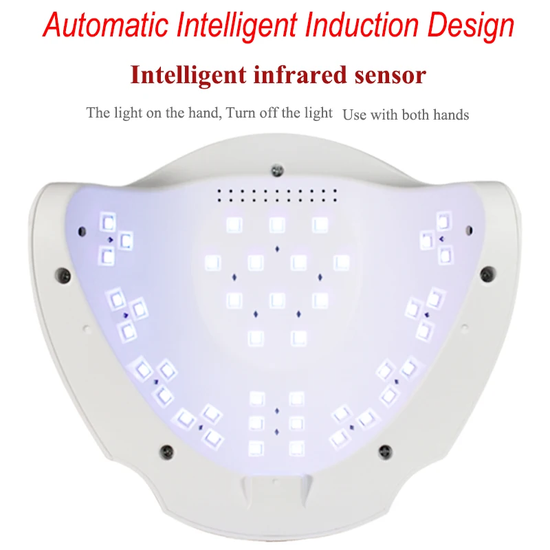 SUN X7 Plus УФ светодиодный Сушилка для ногтей 90 Вт Гель-лак отверждаемая лампа с нижним таймером ЖК-дисплей быстросохнущая лампа для ногтей маникюрные инструменты