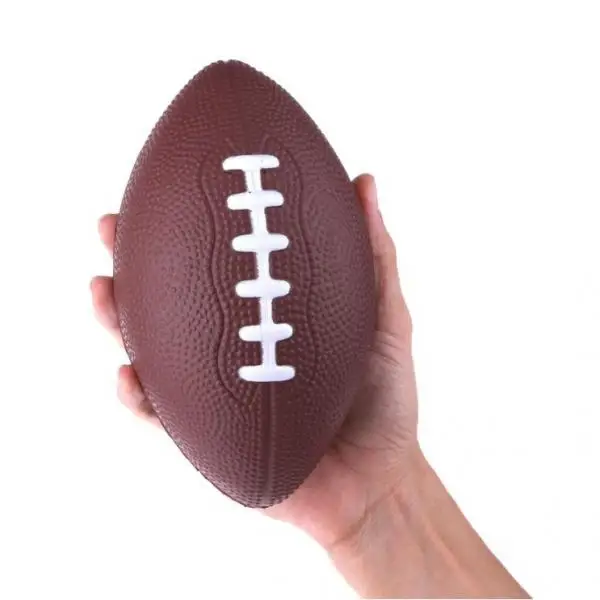 2X Soft Childrem Recreational Footballs, Foam Lining American Football, Kids Youth Junior Game Party Playing Balls