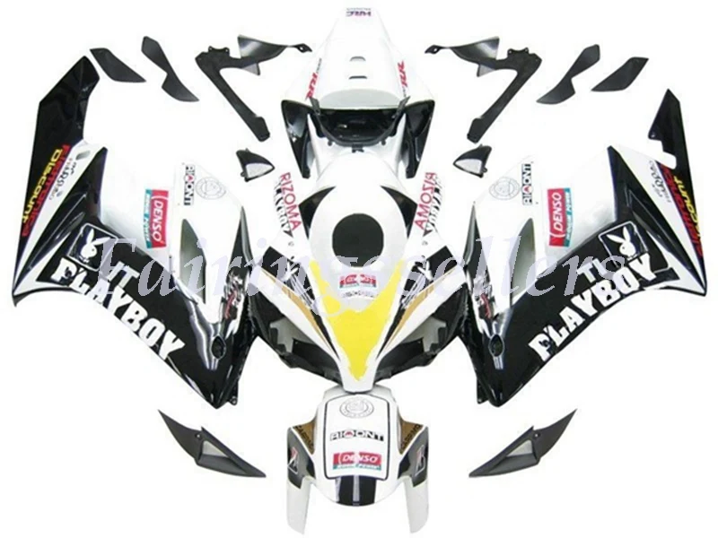 Литьевая форма) ABS Полный комплект обтекателя подходит для Honda CBR1000RR CBR1000 04 05 2004 2005 Обтекатели Черный Серебристый Repsol