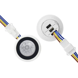 2022NEW PIR motion sensor light switch 220V 110V time delay/Mode adjust Infrared Human Body motion Detector Auto control ON/OFF