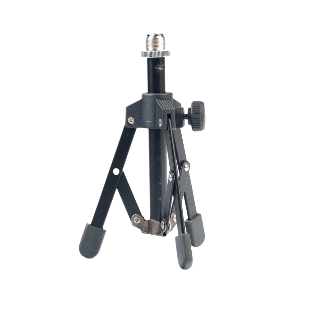 

Mini Foldable Desktop Tripod Microphone Mount Holder Mic Stand Bracket Holder Rack Support