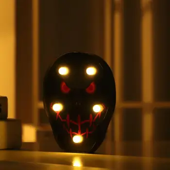 

DSstyles Halloween Series LED Skull Head Shape Night Light Scene Layout Decoration Props children's night light