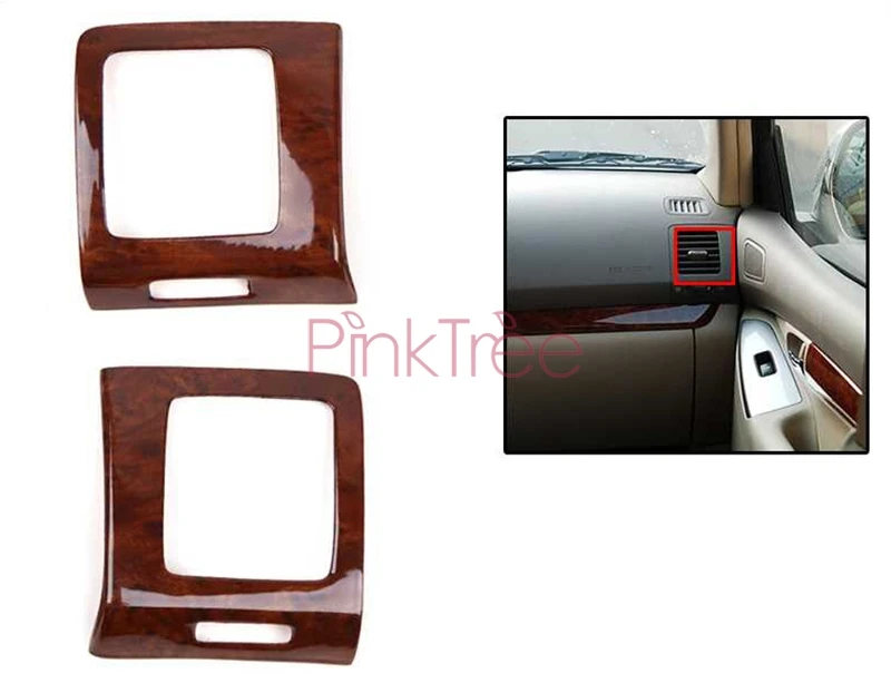 Wooden Interior Cover Trim Decoration for Toyota Land Cruiser 120 Prado FJ120 2003 4 5 6 7 2009 Car Styling Accessories