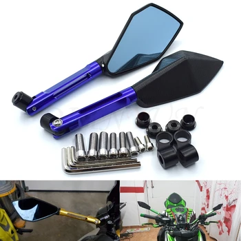 

New pair of motorcycle rear view mirror side mirror CNC aluminum alloy for suzuki GSXR600 GSXR750 GSXR1000 GSR600 GSR750 SFV650