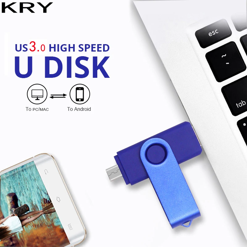 True USB флэш-диск 3 0 OTG Многофункциональный флэш-накопитель 128 Гб 64 cle флеш-накопитель