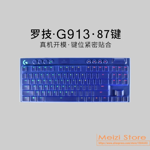 Logitech – clavier de jeu mécanique G913 TKL, sans fil, Lightspeed