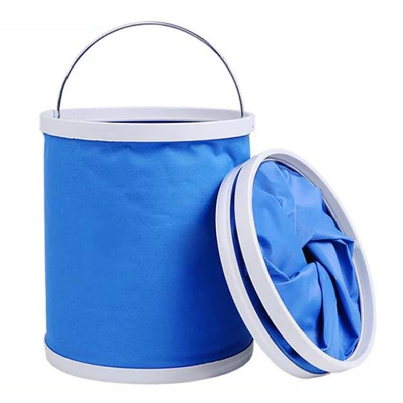 9L FREE SHIPPING Top quality Waterproof Collapsible Washing Car Folding Bucket 