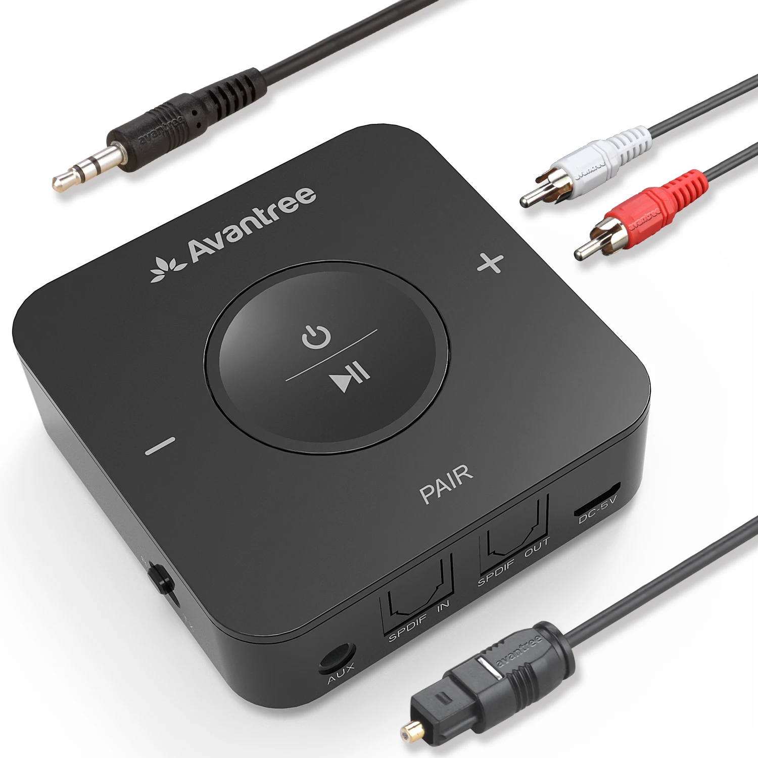 Bluetooth передатчик для телевизора оптический цифровой Toslink регулировка громкости 3