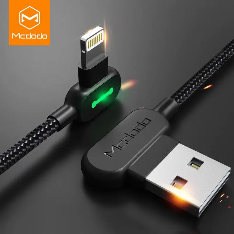 1 комплект MCDODO кабель для iPhone XS MAX XR 8 7 6s 5 Plus USB кабель для передачи данных кабель для быстрой зарядки зарядное устройство для мобильного телефона кабель-адаптер