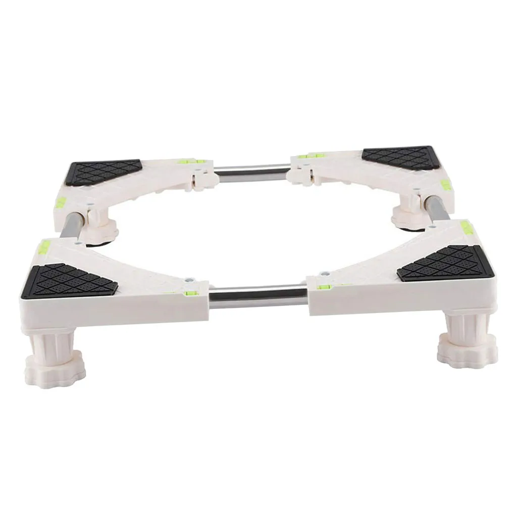 4 Feet Washing Machine Base Storage Fridge Adjustable Stand Universal Bathroom Machine Bracket Refrigerator Holder Mount