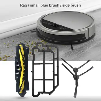 

Durable Filters+Side Brushes+Wipe Cloth for ILIFE V7 Sweeper Plastic Convenient Replacement Vacuum Cleaner Accessories Kit