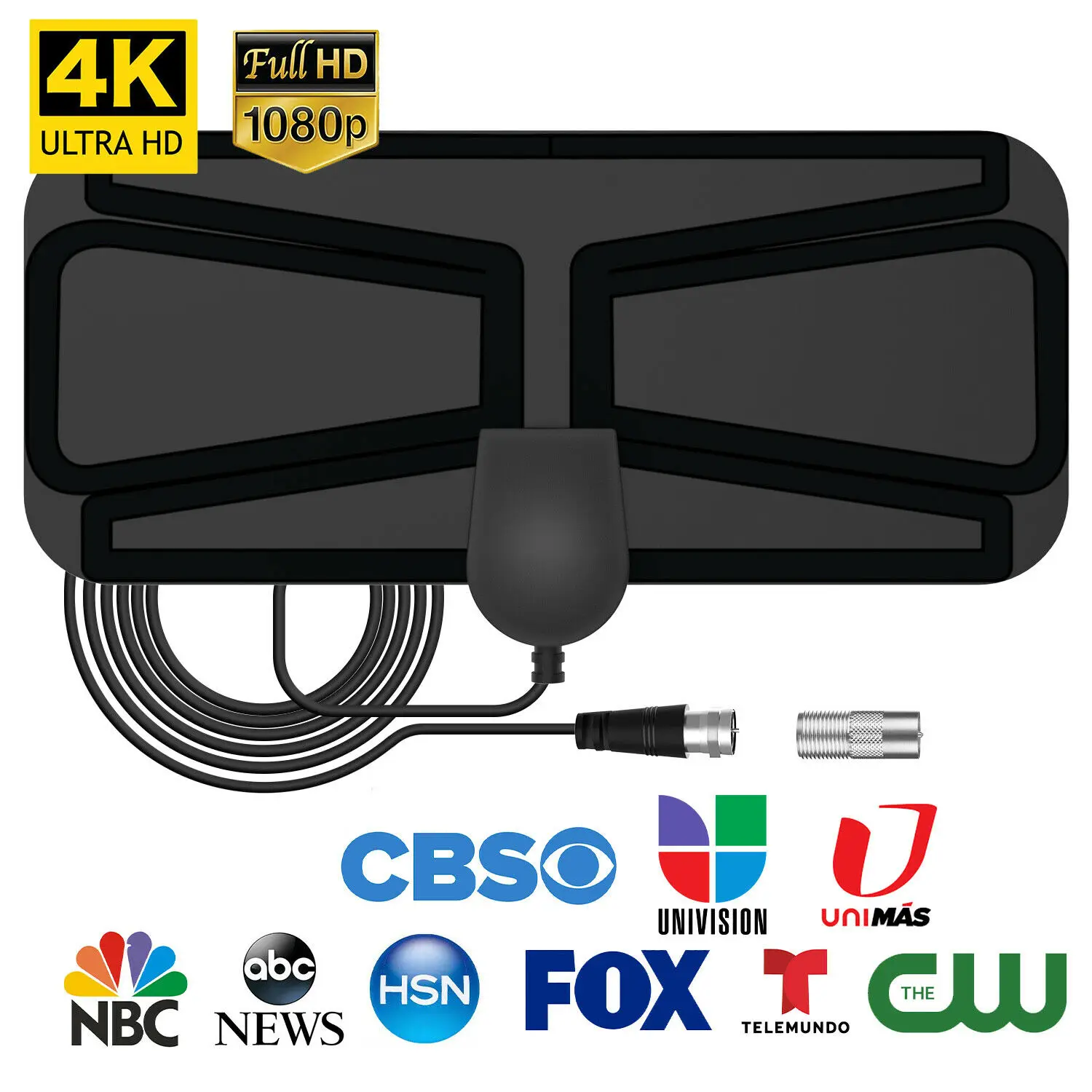 

Indoor 3600 Miles Digital Antena TV Aerial Amplified HDTV Antenna 4K DVB-T2 Freeview isdb-tb Local Channel Broadcast