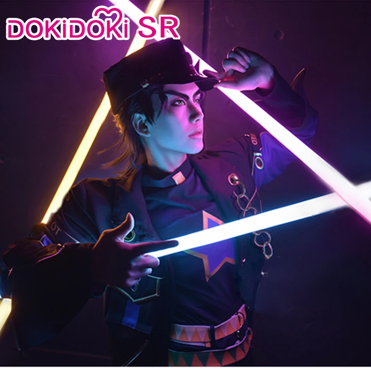 DokiDoki SR Аниме Необычные приключения Джоджо Косплей Kujo костюм для косплея йотаро