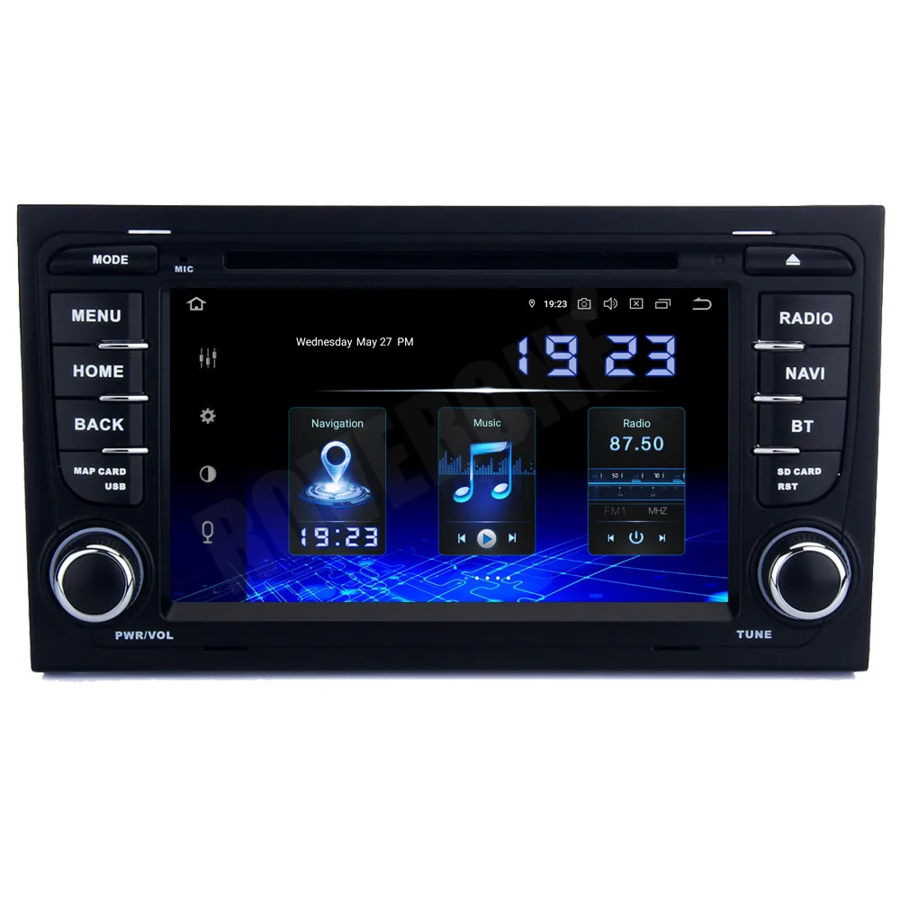 Автомобильный мультимедийный DVD плеер на Android 10 Восьмиядерный процессор с GPS